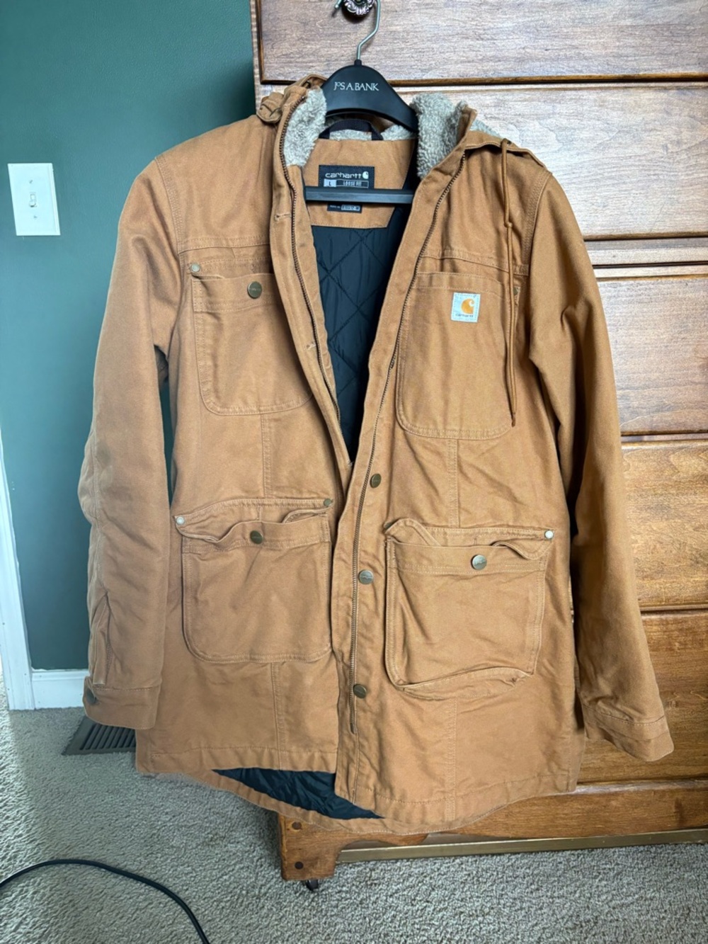 Carhartt Women’s Brown Hooded Work Jacket